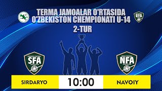 🏆 TERMA JAMOALAR ORTASIDA OZBEKISTON CHEMPIONATI U14  SIRDARYO 🆚 NAVOIY [upl. by Nahn]