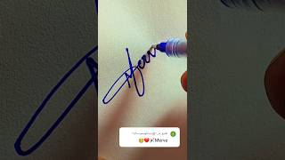 How to sign your signature❤shortvideo [upl. by Chobot756]