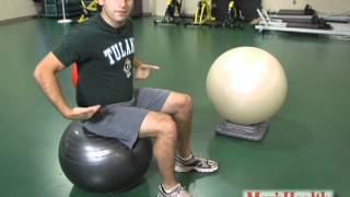 How to Choose the Right Exercise Ball  Mens Health Minute [upl. by Nilpik]