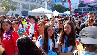 Latin Fall Fiesta Celebration at Yonge amp Dundas Square Toronto latin toronto fiesta [upl. by Aihsatal]