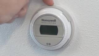 Round HeatCool vervangen  Honeywell Home [upl. by Richelle]