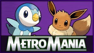 MetroMania Season 4 Heat 3  Piplup vs Eevee  Starter Pokémon Metronome Battle Tournament [upl. by Hardy]