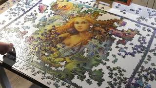 Puzzle Time Lapse Water faery Castorland 2000 [upl. by Ninerb264]