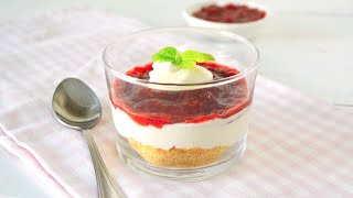 Cheesecake Saludable en 10 min  SIN HORNO  AUXY ORDONEZ [upl. by Janerich]