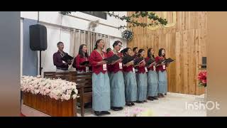 Phom Baptist Attoi Tuensang Jubilee Choir Ombom kesho composed by Mokaü B Phom APY [upl. by Ellerret440]