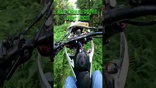 Its ALL WHEEL DRIVE  AWD dirt bike  Christini AWD 250cc big wheel [upl. by Loats]