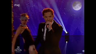 David Bisbal Actuación Premios Goya 2024 [upl. by Eesdnil]