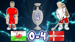 😮04 Wales vs Denmark😮 Euro 2020 Goals Highlights Dolberg Braithwaite [upl. by Mandy883]