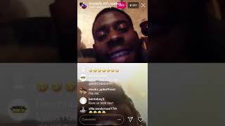 Russ and kidavelly giving each other verbals on instagram live msplash Ukdrill [upl. by Sukin]