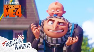 Despicable Me 4  Grus Uncomfortable Team Up  Movie Moments  Extended Preview  Mega Moments [upl. by Breech851]