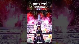 Top 5 WWE Pyro entrances 🎆 [upl. by Eceerehs977]