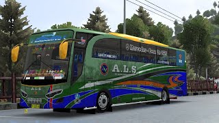 Medan  Jakarta Als 253 Bus Simulator Indonesia [upl. by Sillad]