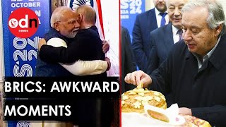 Awkward Moments You Missed from the BRICS Summit 2024 [upl. by Ylil]