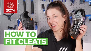 How To Fit New Cleats To Your Cycling Shoes [upl. by Akinet]