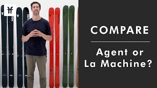 Differences between Agent amp La Machine Series Faction Skis 2324 [upl. by Crescen905]