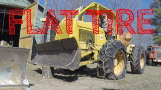 QUICK amp EASY SKIDDER TIRE REPAIR not really [upl. by Barram]