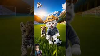 Cat and tiger nice story kucing cat cartoon talkingtom kucinglucu lyrics tiger trendingshort [upl. by Hylan166]