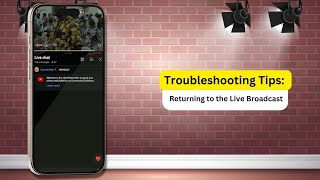 Troubleshooting Tips Returning to the Live Broadcast [upl. by Aseretairam]