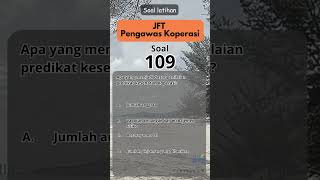 Short 109 Latihan Soal Jabatan Fungsional Teknis Pengawas Koperasi pengawaskoperasi [upl. by Leif]