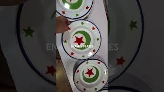 ENAMELWARE DINNER PLATE youtubeshorts MANUFACTURER northamerica middleeast 919831427861 [upl. by Nivre]