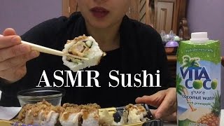 ASMR Sushi Dynamite Roll Mukbang 먹방 Eating Sounds  SASASMR [upl. by Miltie]