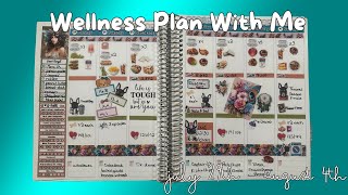 Wellness Plan with Me in the Erin Condren Vertical  July 29th  August 4th [upl. by Krissy]