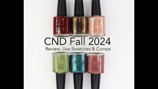 CND Dynamic Duality Fall 2024 Collection Review Live Swatches amp Comparisons [upl. by Laehctim]