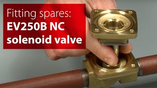 How to fit a spare part kit to a Danfoss EV250B NC solenoid valve  Stepbystep instructions [upl. by Hako]