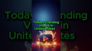 Todays Trending Videos on YouTube in the United States  trending unitedstates [upl. by Star]