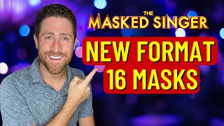 Masked Singer NEW Format  16 Masks [upl. by Laikeze]