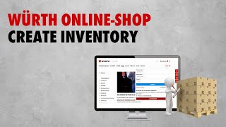 Würth Industrie Service online shop – Create Inventory [upl. by Lalita752]