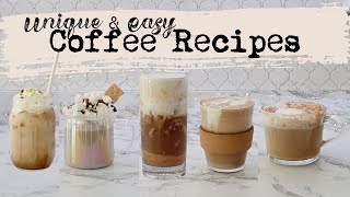 UNIQUE ICED COFFEE amp HOT COFFEE RECIPES YOU NEED TO TRY MAKE AT HOME  TikTok  Keto amp DF Options [upl. by Bridget]