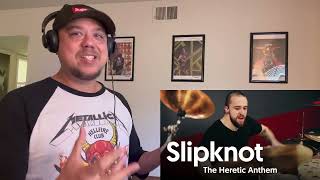 Does ELOY CASAGRANDE Deliver for SLIPKNOT  THE HERETIC ANTHEM Drum Cover Reaction [upl. by Tootsie]