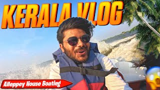 😎Kerala Vlog day 1  Alleppey House Boating [upl. by Ahsiekit]