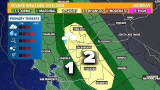 California Storm Watch Weather Radar Updates  Feb 18 2024 [upl. by Jerrold357]