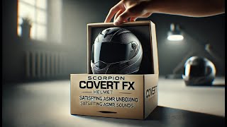 Scorpion Covert FX Helmet Unboxing  Satisfying ASMR Sounds covertfx scorpionhelmet automobile [upl. by Bello]