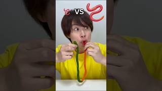 Big Worm Vs Small Worm Eating challenge 🤣shortstrendingytshortfoodchallengeviral [upl. by Fregger]