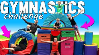 Family Gymnastics Challenge with Shawn Johnson [upl. by Korella298]