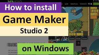 How to Download and Install Game Maker Studio 2 on PC [upl. by Chiaki]