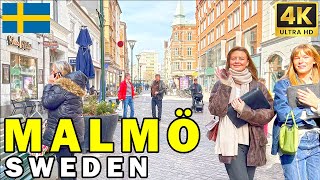 MALMÖ 🇸🇪 Sweden City walking tour in Malmö Sweden  4K HDR 60fps [upl. by Josefina462]