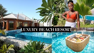 The Ritz Carlton Ras Al Khaimah Al Hamra Beach UAE  Luxury Beach Resort [upl. by Bernetta208]