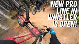 Whistler Bike Park Has A New Pro Only Line [upl. by Eevets]