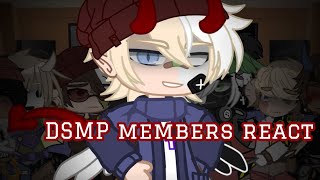 DSMP members react to Tommyinnit  DSMP  Angst [upl. by Gaither]