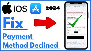 Your Payment Method was Declined Update it or add a New Payment Method and try again  iPhone iOS [upl. by Anehta]