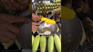 Grilled Corn Cutting Skill Fruits Cutting Skill [upl. by Alegnaoj]