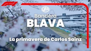 La primavera de Carlos Sainz  02x05 JapaneseGP Bandera Blava la F1 en català [upl. by Ciredec]