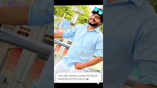 Akash rajbagh Srinagar Abhishek sir 💌🤧 eejjjj called 2024 shortvideo teacherslove funny [upl. by Artied]