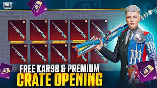 😱FREE GUARANTEED UPGRADABLE KAR98  PREMIUM CRATE OPENING [upl. by Lunt]