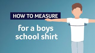 Trutex how to measure for a boys school shirt [upl. by Nicolai]