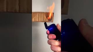 Lighter vs cardboard 🔥🔥ytshots shorts [upl. by Brendan472]